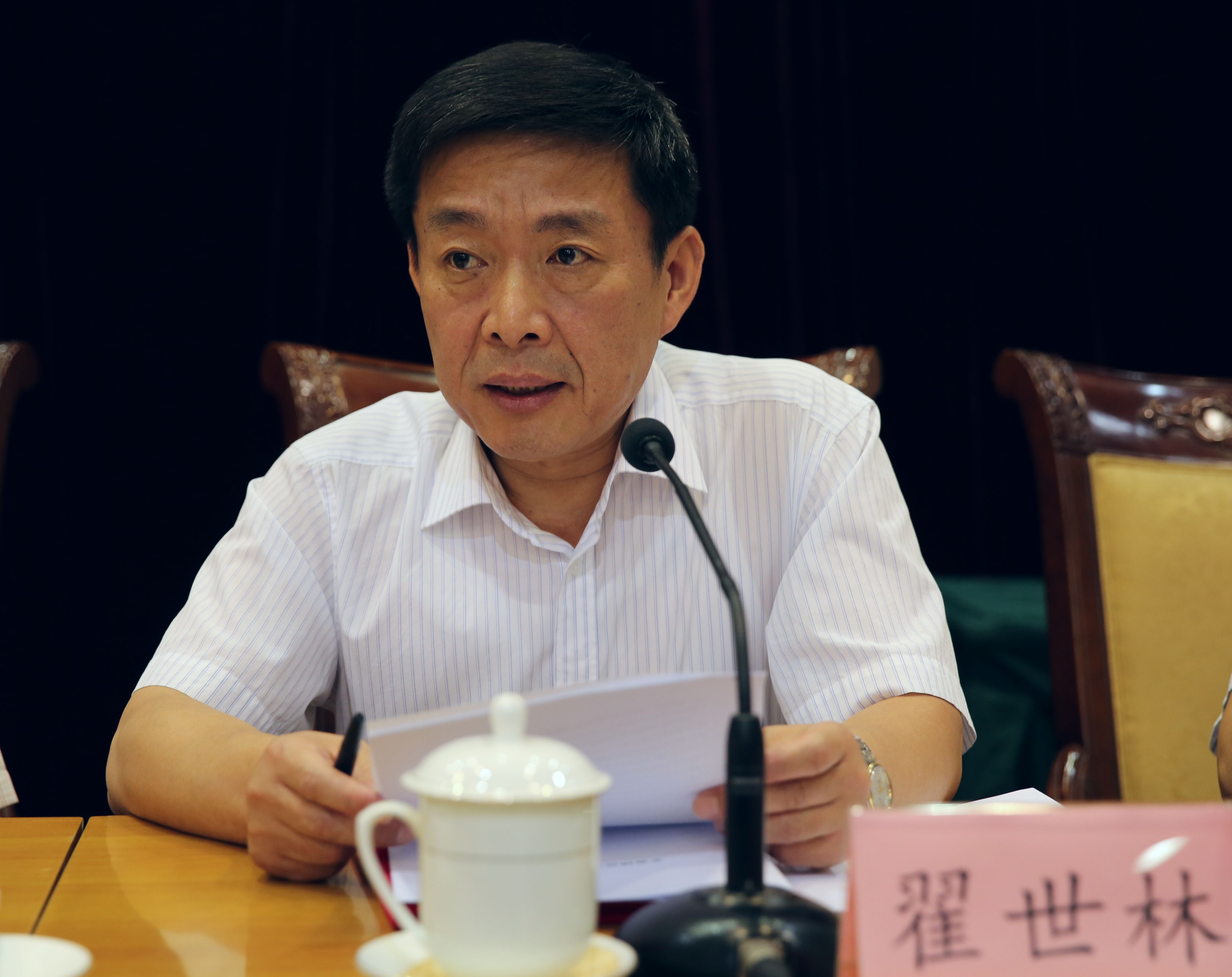 翟世林讲话